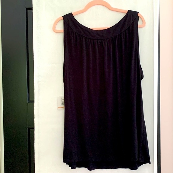 Relativity Black Tank Top with Gold Embellishments. Size 2X. New with tags - Picture 4 of 10